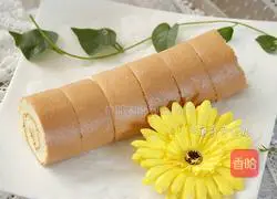 Illustration of how to make original cake rolls 15