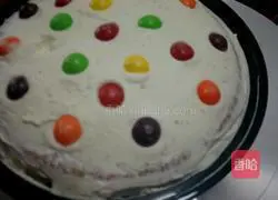 Illustration of how to make six-inch cocoa chiffon cake 12