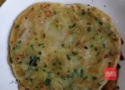 Illustration of how to make scallion pancakes 7