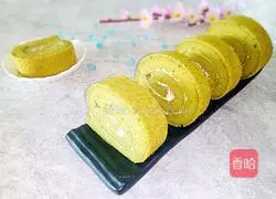 Matcha Cream Cake Roll Recipe Illustration 22
