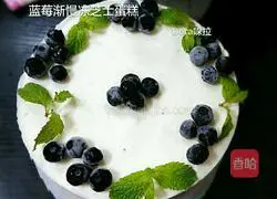 Blueberry Gradient Frozen Cheesecake Recipe Illustration 17