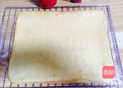 Cake roll.Illustration of how to make it 7