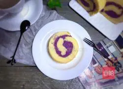 Purple Sweet Potato Cake Roll Recipe Illustration 19