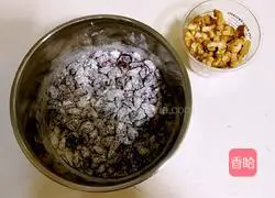 Illustration of how to make dried fruit pound cake 2