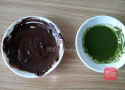 Strawberry Painted Cake Roll Recipe Illustration 14