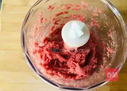 Baby food supplement, illustration of how to make pan-fried meatloaf 3