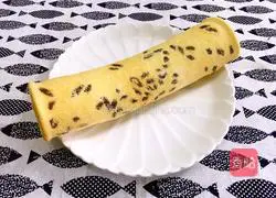 Illustration of how to make raisin cake rolls 22