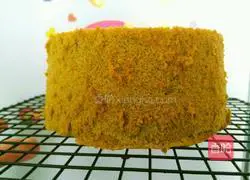 Illustration of how to make 6-inch matcha yogurt chiffon cake 16