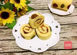 Illustration of how to make polka dot cake rolls 20