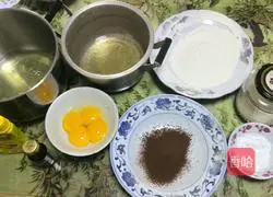 Cocoa Chiffon Cake 8-inch Recipe Illustration 1