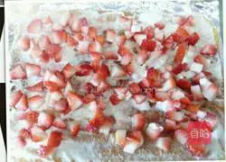 Strawberry Cream Cake Roll Recipe Illustration 11