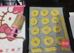 Illustration of how to make butter ring cookies 10