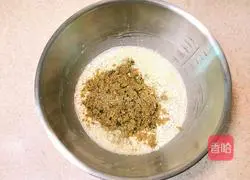 Illustration of how to make oatmeal, seaweed and meat floss muffins (low fat and light calorie) 6