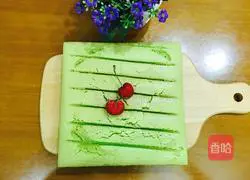 Spinach juice chiffon cake recipe 13