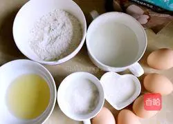 Illustration of how to make chiffon coconut cake 1