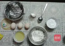 Eight-inch chiffon cake recipe 1