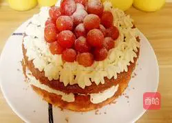 Illustration of how to make chiffon cake 8