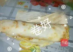 Illustration of how to make shredded potato burritos 15