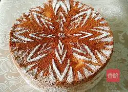 Illustration of how to make eight-inch yogurt chiffon cake 12