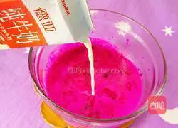 Dragon Fruit Milk Pancakes (Flower Shape) ) Illustration 4