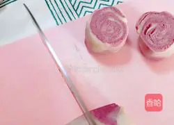 Illustration of how to make spiral egg yolk cake 13