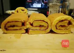 Blueberry Cake Roll Recipe Illustration 6