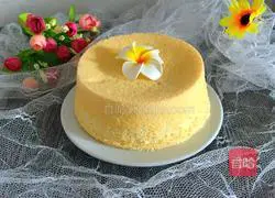 Illustration of how to make chiffon cake (six inches) 17
