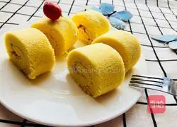 Illustration of how to make original cake roll 11