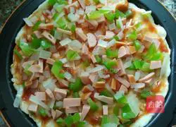 How to make pizza on the pancake stall Illustration 5