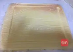 Illustration of how to make orange and tiger skin cake rolls 20