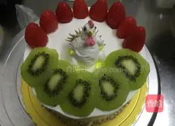 Illustration of how to make butter-decorated cake 9