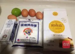 Double-color chiffon cake Illustration of how to make wind cake 1