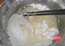 Illustration of how to make red bean cake 2