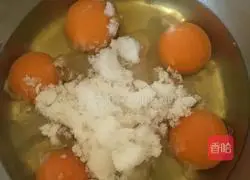 Illustration of how to make bear sponge cake 1