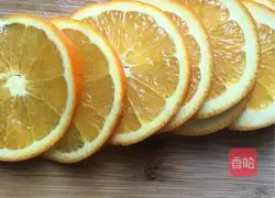 Illustration of how to make orange and meat floss cake rolls 1