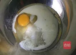 Cranberry Illustration of how to make berry muffins 1