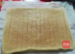 Illustration of how to make original cake rolls 17