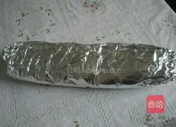 Illustration of how to make cream cake roll 9