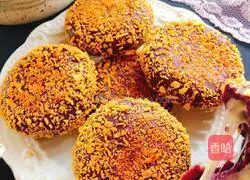 Cheese Purple Sweet Potato Cake Recipe Illustration 13