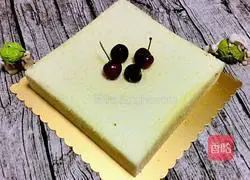Illustration of how to make chiffon cake square mold 15