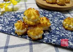 Illustration of how to make cream puffs 14