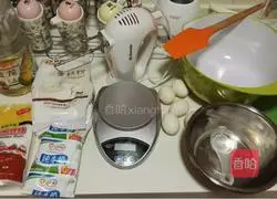 Illustration of how to make sponge cake 1