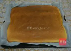 Illustration of how to make jam cake roll 13