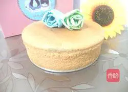 Illustration of how to make chiffon cake 10