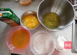 Orange juice flavored chiffon cake recipe 1