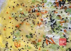 Illustration of how to make pancakes and fruits 2