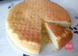 Illustration of how to make the 4-egg version of the eight-inch chiffon cake 8