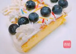 Blueberry Cream Cake Illustration of how to do it 8