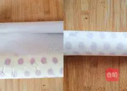 Illustration of how to make polka dot cake rolls 15
