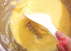 Illustration of how to make chiffon cake 5